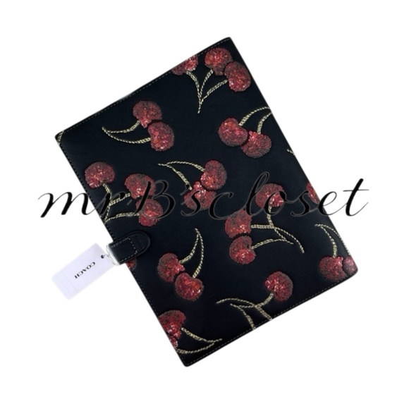 Coach Black Cherry Notebook Limited Authentic - Picture 7 of 7